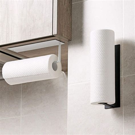 vertical mount paper towel holder